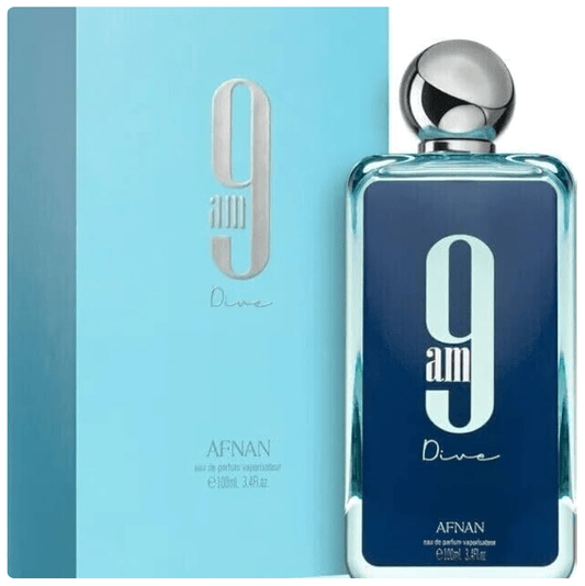 Afnan 9pm DIVE 100ml perfume BLUE - SmellsPlus