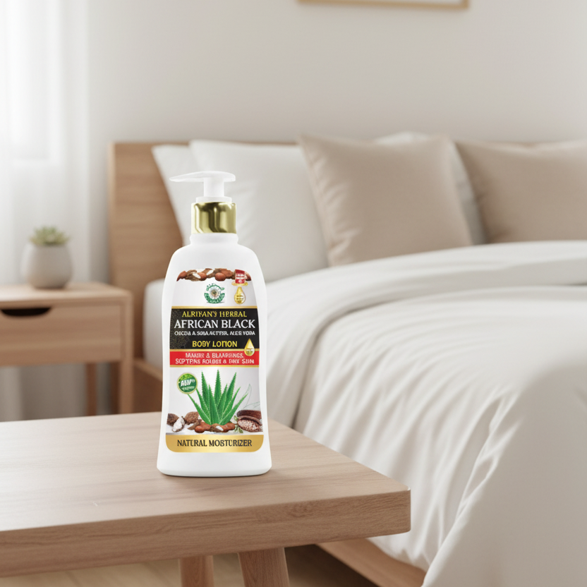 AL-RIYAN HERBAL BODY LOTION 16oz | AFRICAN BLACK