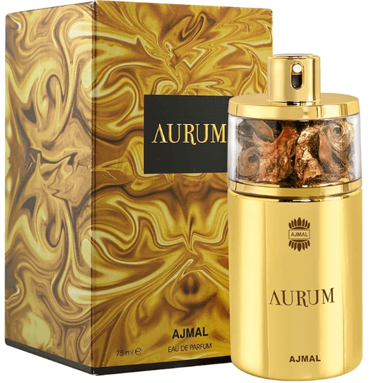 AJMAL AURUM 75ml PERFUME GOLD SWIRL - SmellsPlus