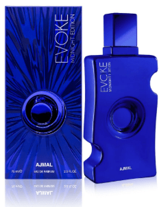 AJMAL EVOKE MIDNIGHT EDITION BLUE 70ml PERFUME - SmellsPlus