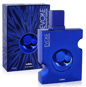 AJMAL EVOKE MIDNIGHT EDITION BLUE 90ml PERFUME - SmellsPlus