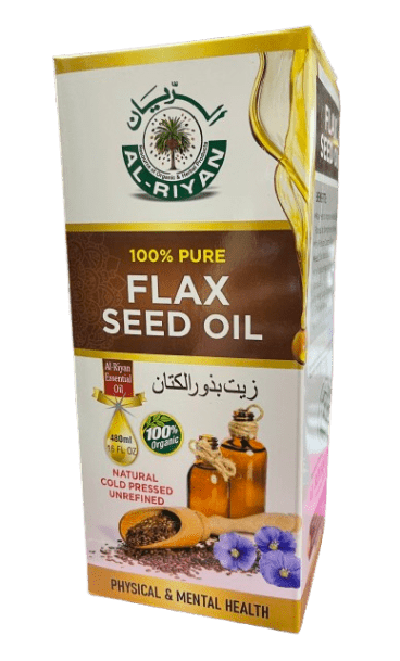 AL-RIYAN 100% PURE FLAX SEED OIL 16FLoz