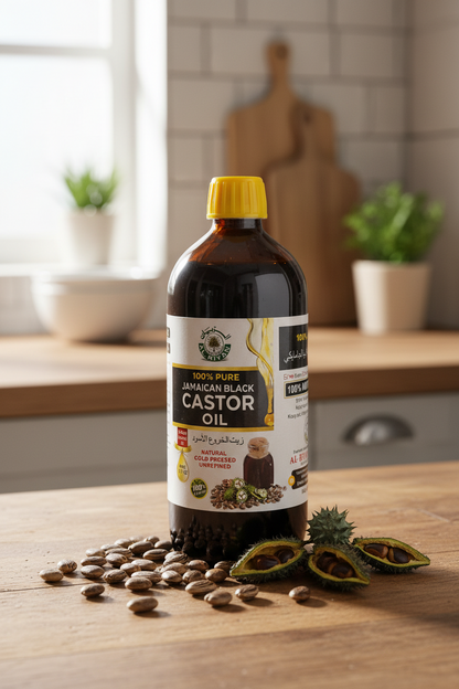 AL - RIYAN 100% PURE JAMAICAN BLACK CASTOR OIL 16FLoz - SmellsPlus