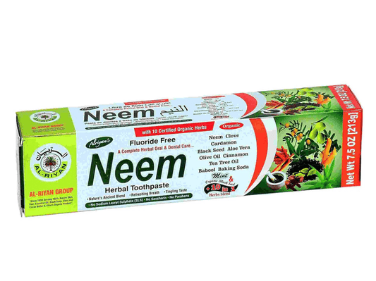 AL - RIYAN NEEM 10 in 1 Herbal toothpaste 6ct - SmellsPlus