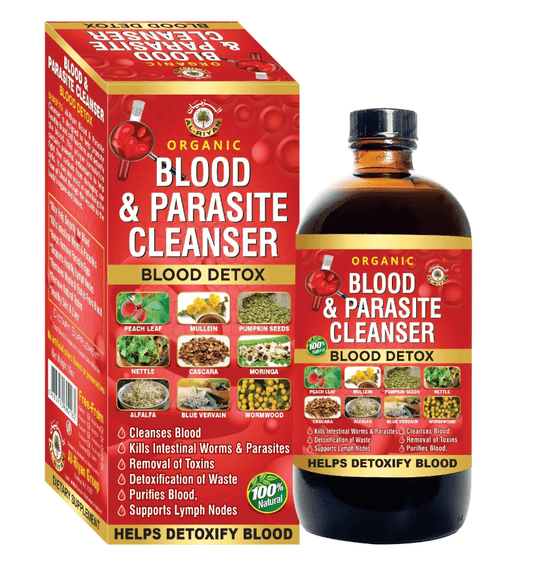 AL - RIYAN Organic Blood & Parasite Cleanser Detox Bitter 16oz - SmellsPlus