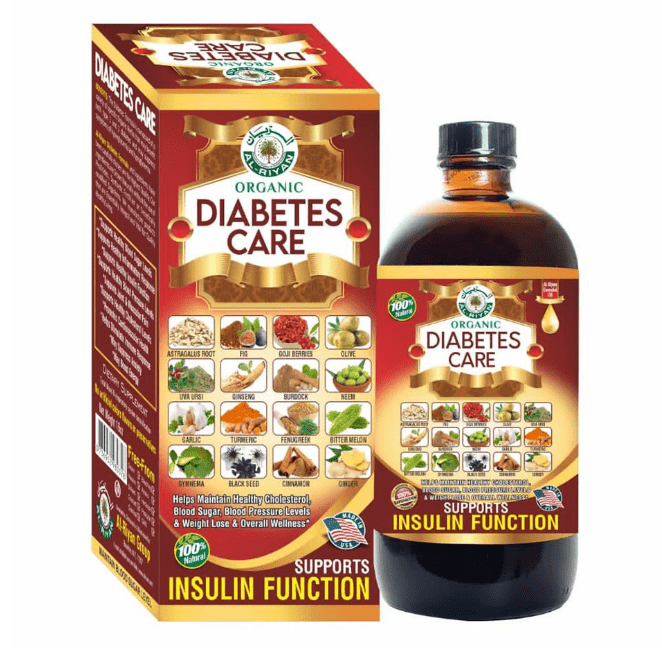 AL - RIYAN Organic Diabetes Care BITTER Insulin Function 16oz - SmellsPlus