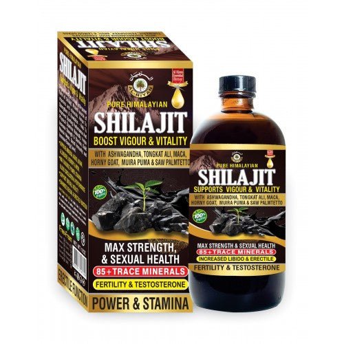 AL - RIYAN Organic SHILAJIT VIGOUR & VITALITY BITTER 16 Oz - SmellsPlus