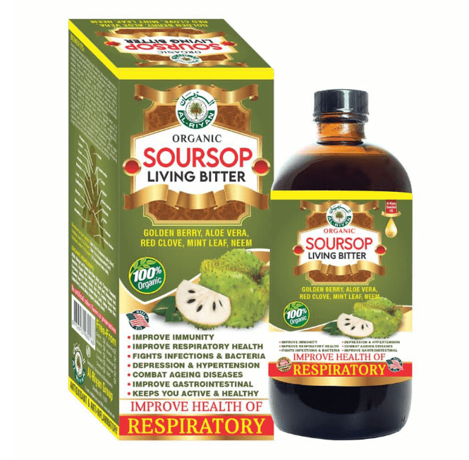 AL - RIYAN Organic Soursop Living Bitters 16oz - SmellsPlus
