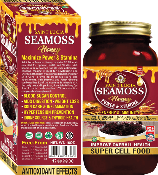 AL - RIYAN SAINT LUCIA SEA MOSS HONEY SUPER CELL FOOD 16OZ - SmellsPlus