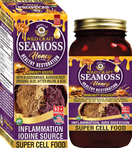 AL - RIYAN WILD CRAFT SEA MOSS HONEY SUPER CELL FOOD 16OZ - SmellsPlus