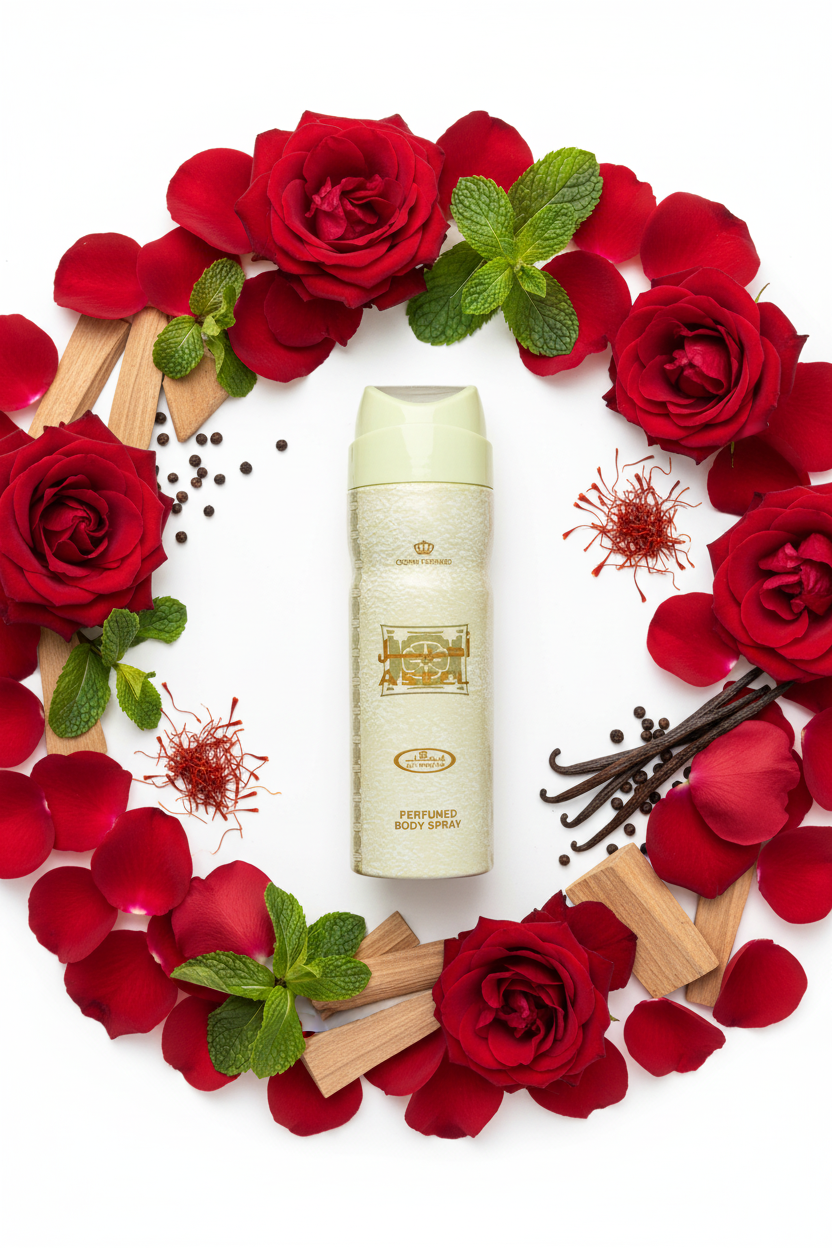 Al-Rehab Perfumed Body Spray 200ml Aseel