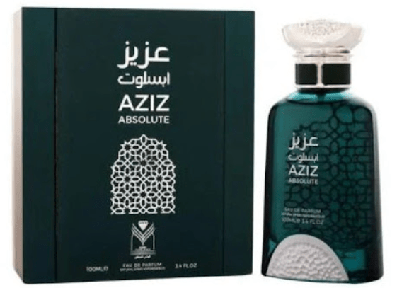 ALMAS AZIZ ABSOLUTE 100ml PERFUME GREEN - SmellsPlus