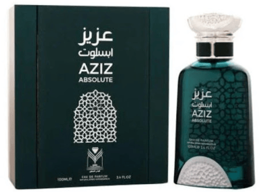 ALMAS AZIZ ABSOLUTE 100ml PERFUME GREEN - SmellsPlus