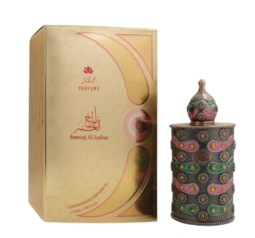 ZAKAT PERFUMES ZOGHBI AMWAJ AL ANBAR Perfumed Oil 20ml