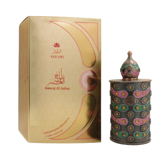 ZAKAT PERFUMES ZOGHBI AMWAJ AL ANBAR Perfumed Oil 20ml