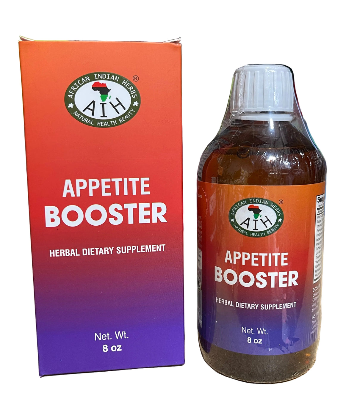 African Indian Herbs Appetite Booster Herbal Dietary Supplement 8floz Bottle