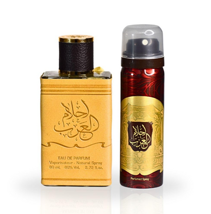 Ard Al Zaafaran Ahlam Al Arab 80ml 2ct Perfume + Body Spray