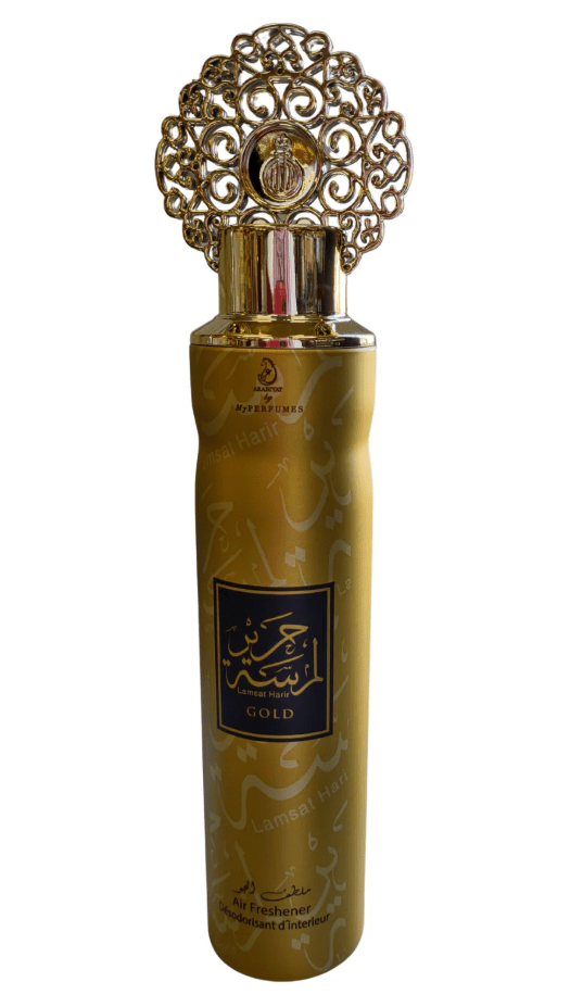 ARABIYAT MY PERFUMES AIR FRESHENER 300ml 1CT LAMSAT HARIR GOLD - SmellsPlus