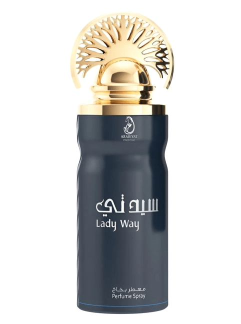 ARABIYAT MY PERFUMES Body Spray Lady Way, 200ml can – featuring elegant design and a feminine, long-lasting fragrance.