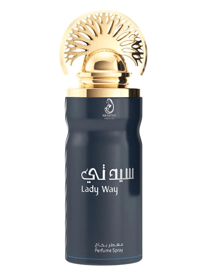 ARABIYAT MY PERFUMES Body Spray Lady Way, 200ml can – featuring elegant design and a feminine, long-lasting fragrance.