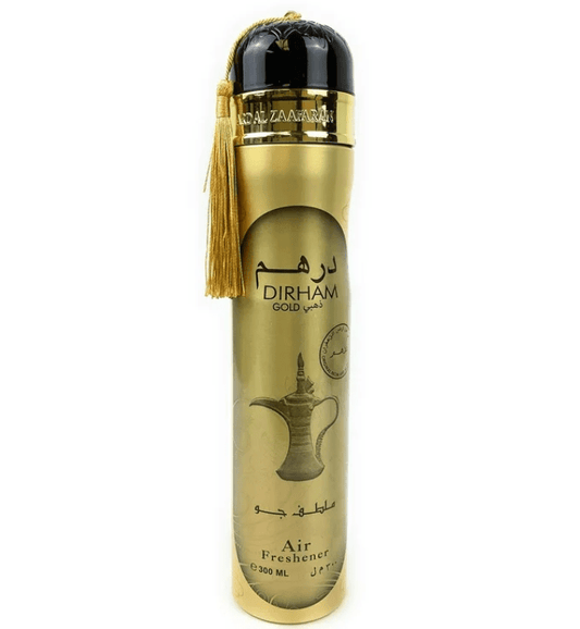 ARD AL ZAAFARAN AIR FRESHENER 300ML 1CT DIRHAM GOLD - SmellsPlus