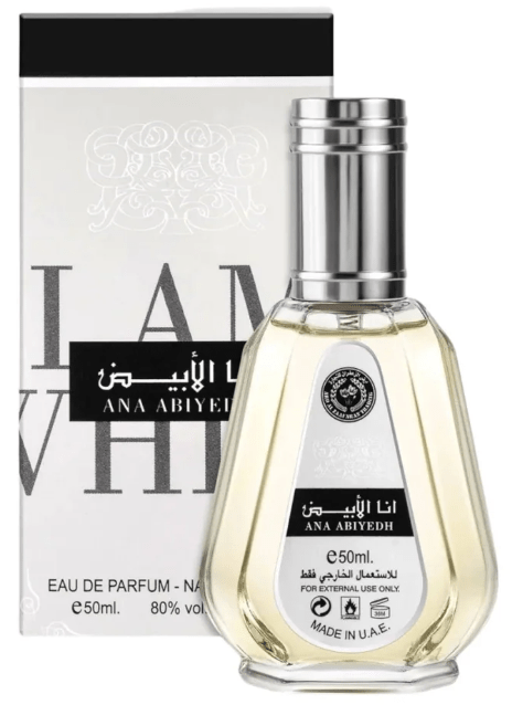 ARD AL ZAAFARAN ANA ABIYEDH I AM WHITE PERFUME DISPLAY 50ML - SmellsPlus