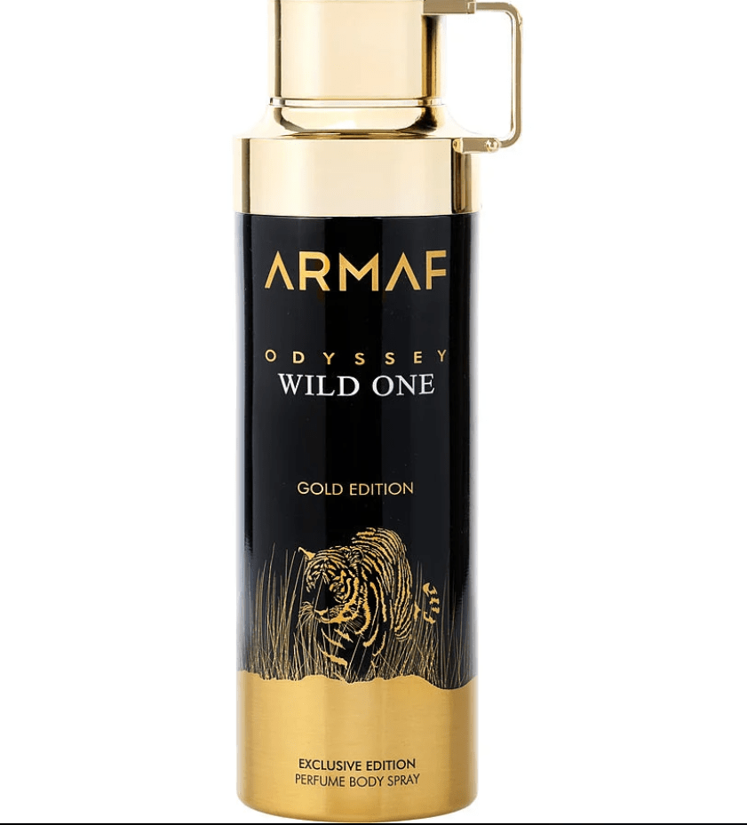 Armaf Odyssey Wild One Gold Edition Body Spray 200ml - SmellsPlus