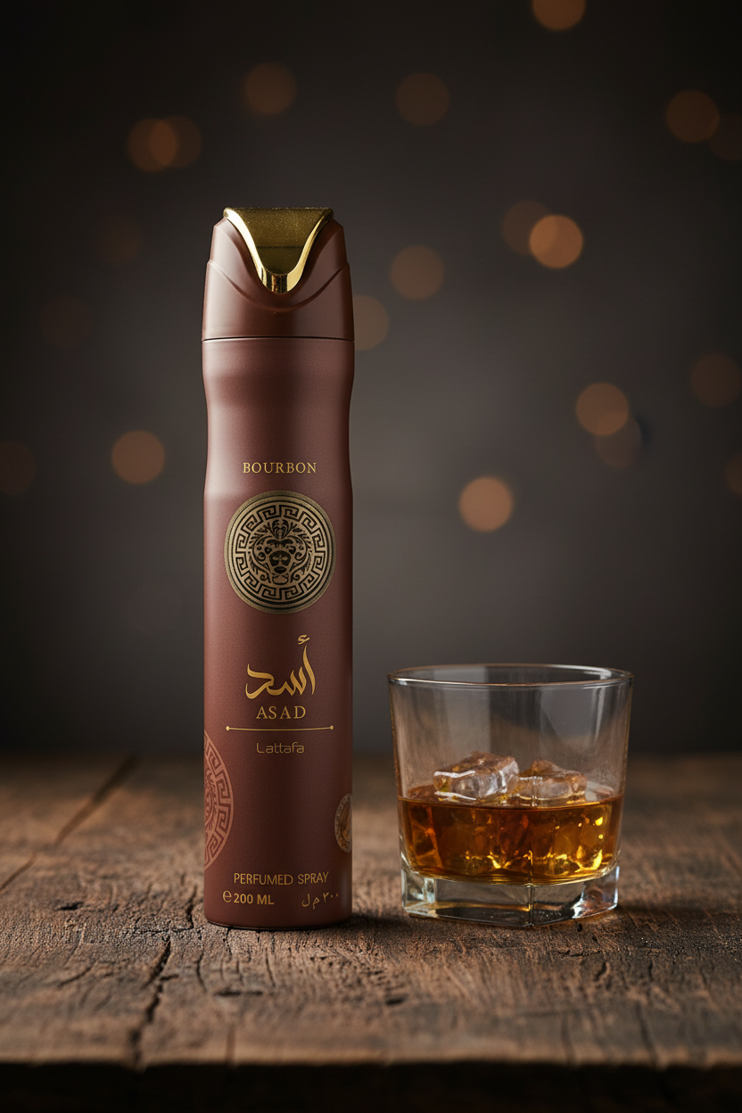 Lattafa Air Freshener Asad Bourbon 300ml 1ct Single