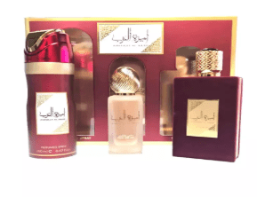 ASDAAF AMEERAT AL ARAB GIFT SET SPRAYS + PERFUME 3CT - SmellsPlus