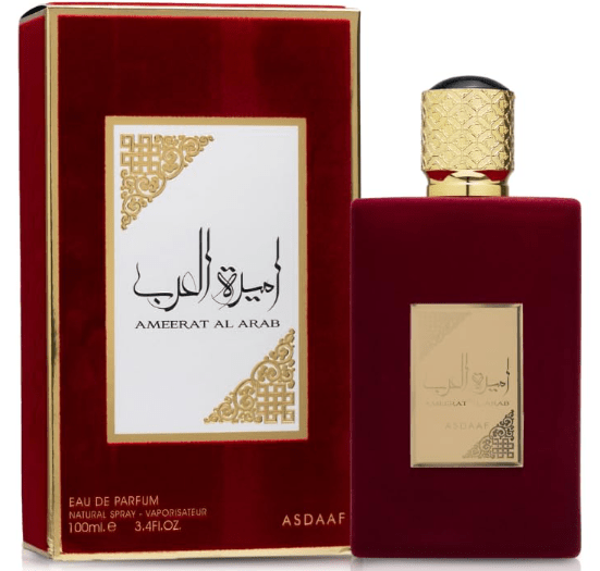 ASDAAF AMEERAT AL ARAB RED PRINCESS OF ARABIA PERFUME 100ML - SmellsPlus