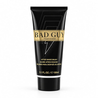Bad Guy Pour Homme V15 black and gold after shave balm tube