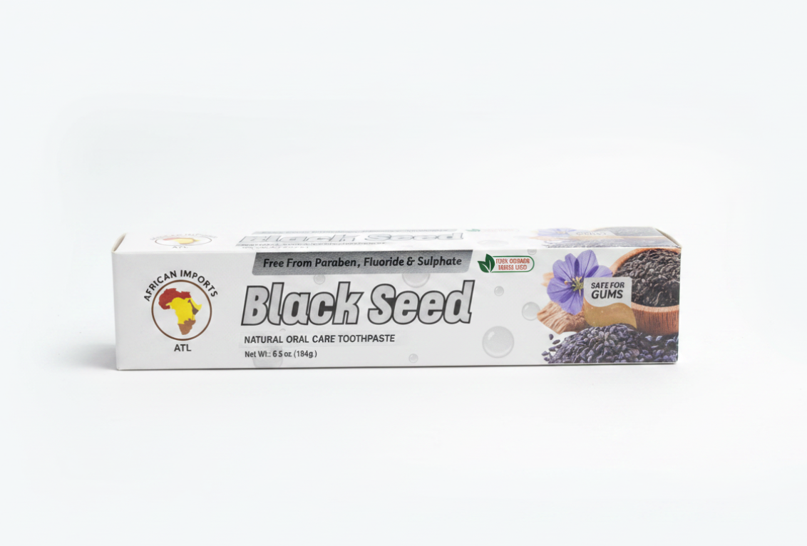African Imports ATL Toothpaste 1ct Single 6.5oz | Black Seed