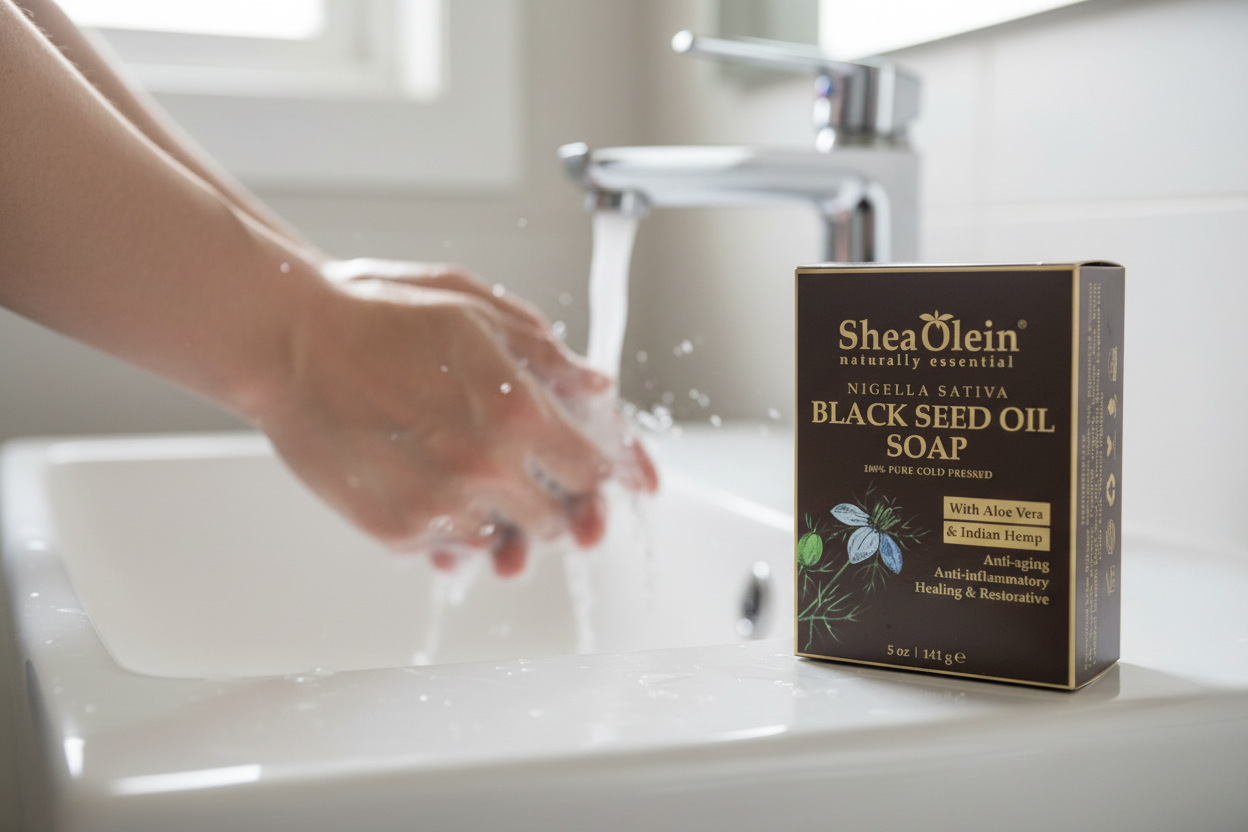 Shea Olein NIGELLA SATIVA BLACK SEED OIL Soap Bar Single 1CT