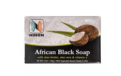 Ninon African Black Soap Bar 1ct