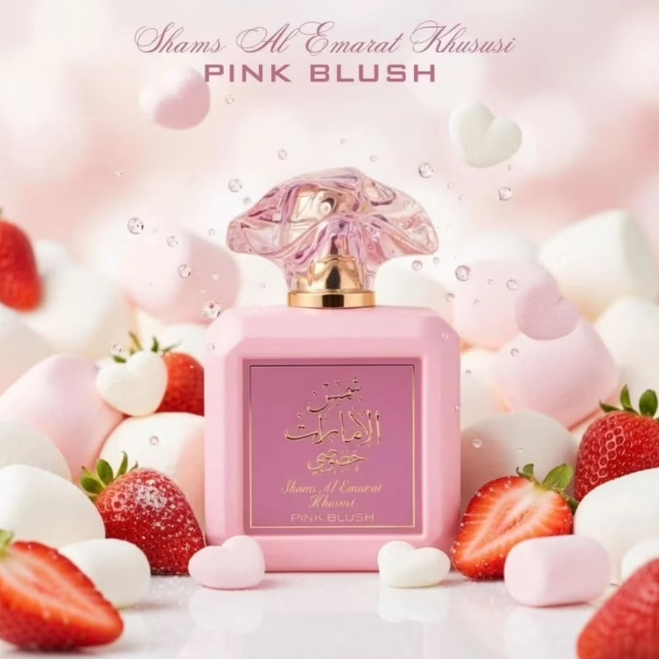 Ard Al Zaafaran Shams Al Emarat Khususi Pink Blush 100ml Perfume