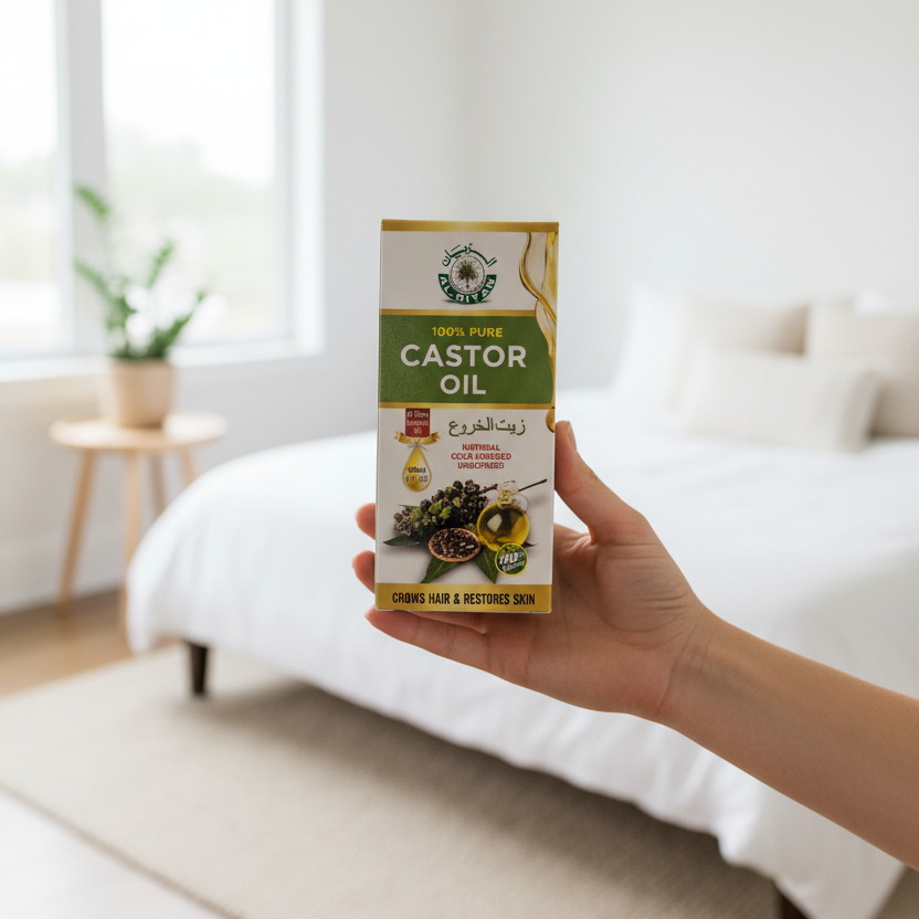 AL-RIYAN 100% PURE CASTOR OIL 8FLoz ESSENTIAL OIL