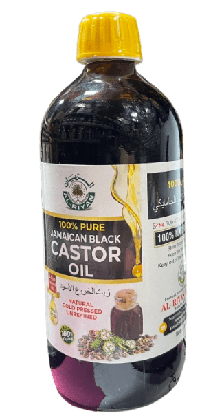 AL-RIYAN 100% PURE JAMAICAN BLACK CASTOR OIL 16FLoz
