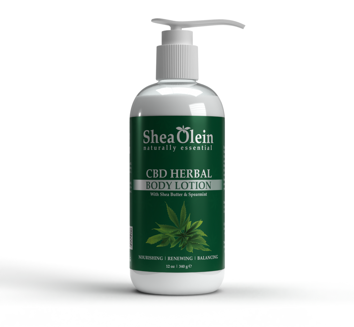 SHEA OLEIN BODY LOTION 12oz | CBD