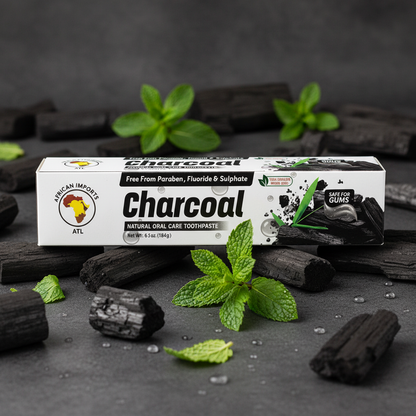 African Imports ATL Toothpaste 1ct Single 6.5oz | Charcoal