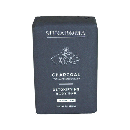 Sunaroma Detoxifying Soap Bar Single 8oz CHARCOAL