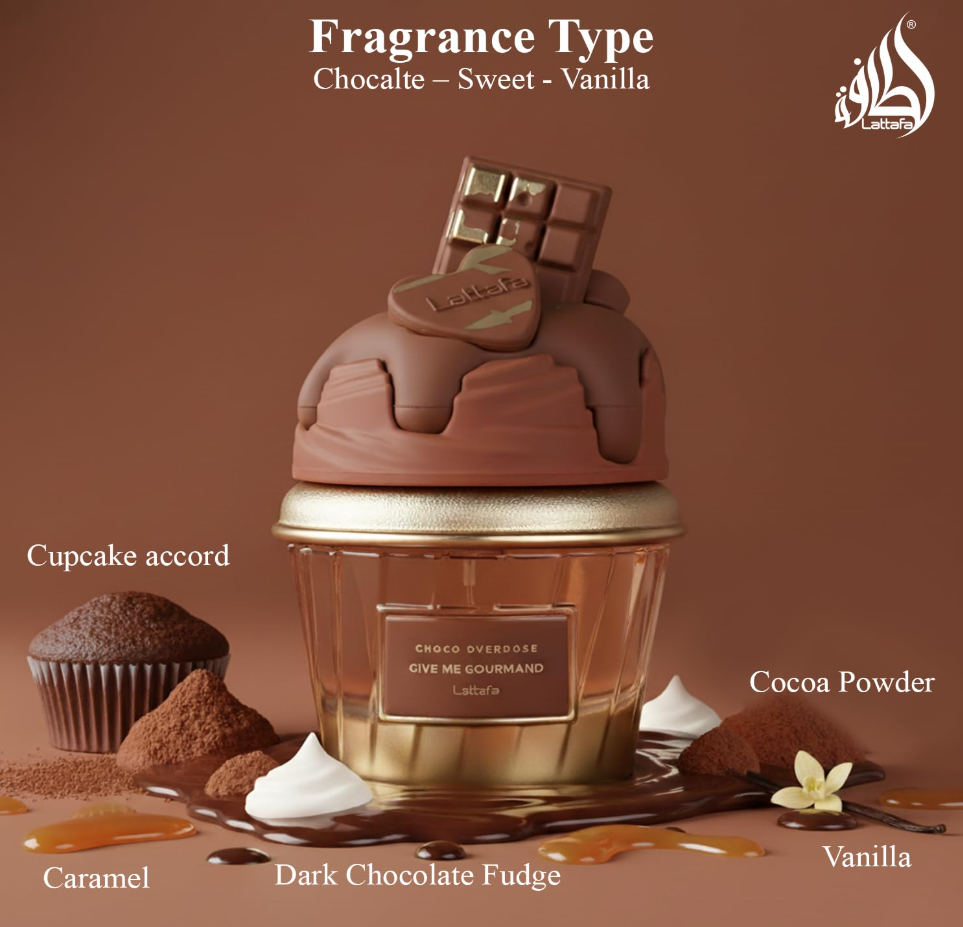 Lattafa Give Me Gourmand Choco Overdose 75ml Perfume