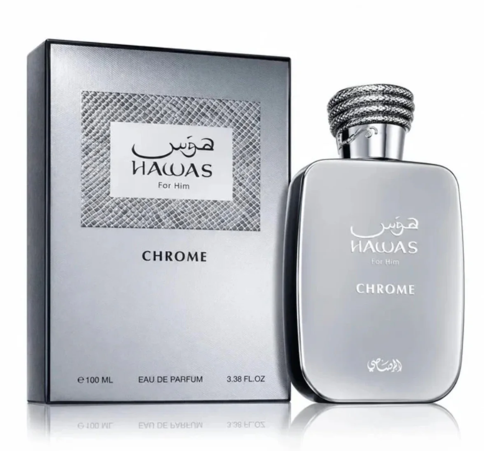Rasasi Hawas Chrome FOR HIM 100ml Perfume