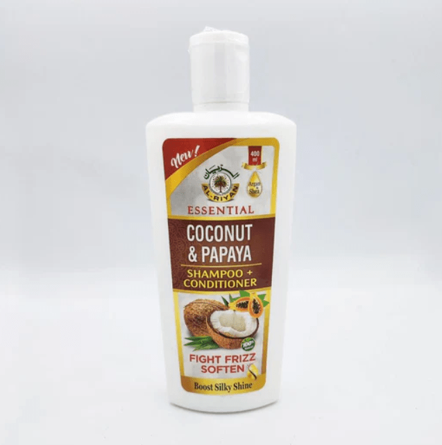 AL-RIYAN Organic Essential Coconut & Papaya Shampoo + Conditioner 13oz