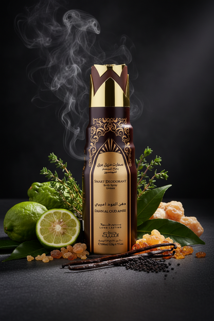 Smart Deodorant Body Spray 200ml Dahn Al Oud Amiri