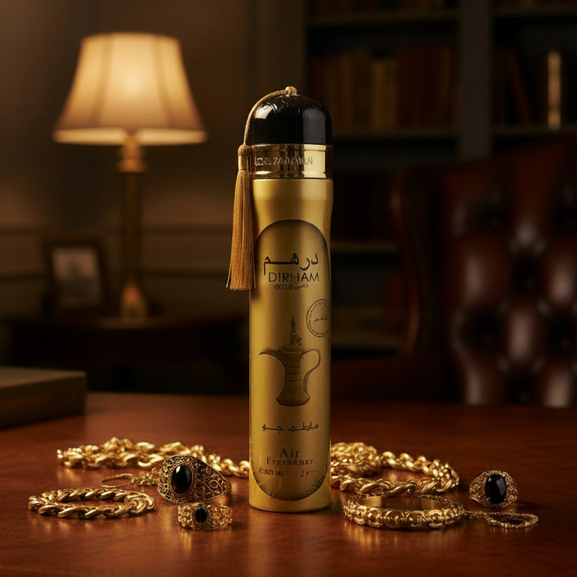 Ard Al Zaafaran Air Freshener 300ml 1ct Single Dirham Gold