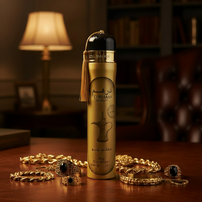Ard Al Zaafaran Air Freshener 300ml 1ct Single Dirham Gold