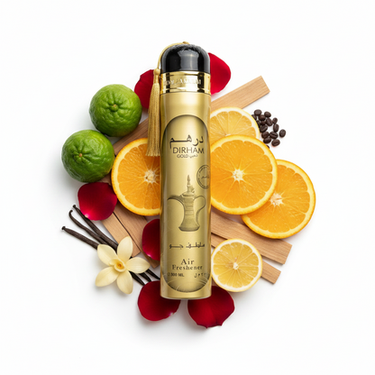 Ard Al Zaafaran Air Freshener 300ml 1ct Single Dirham Gold