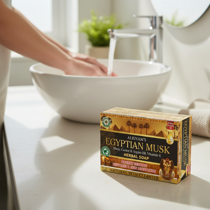Al-Riyan Egyptian Musk Herbal Soap 1ct