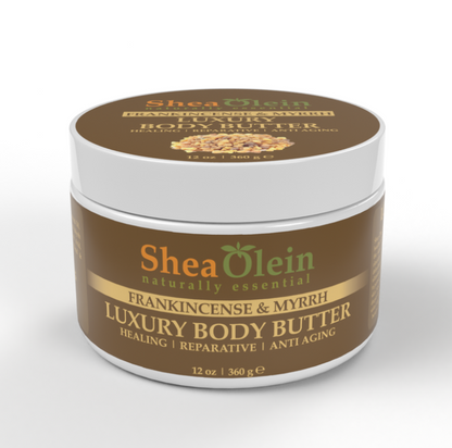 SHEA OLEIN LUXURY BODY BUTTER 12oz | FRANKINCENSE & MYRRH