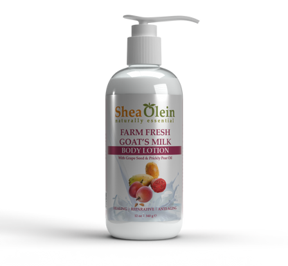 SHEA OLEIN BODY LOTION 12oz | FARM FRESH GOATS MILK